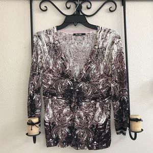 Nic and Zoe 3/4 length sleeves sweater